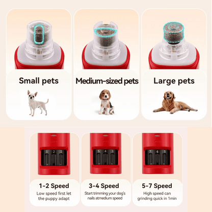 Gentle Pet Nail Trimmer with LED Light