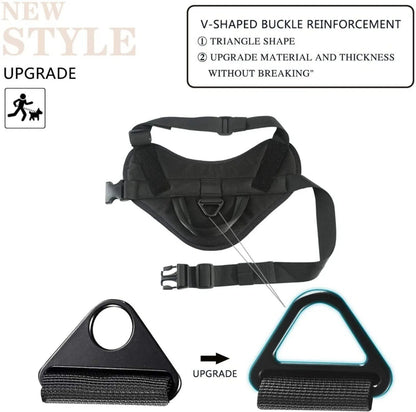Comfortable Large Dog Harness with Padded Vest