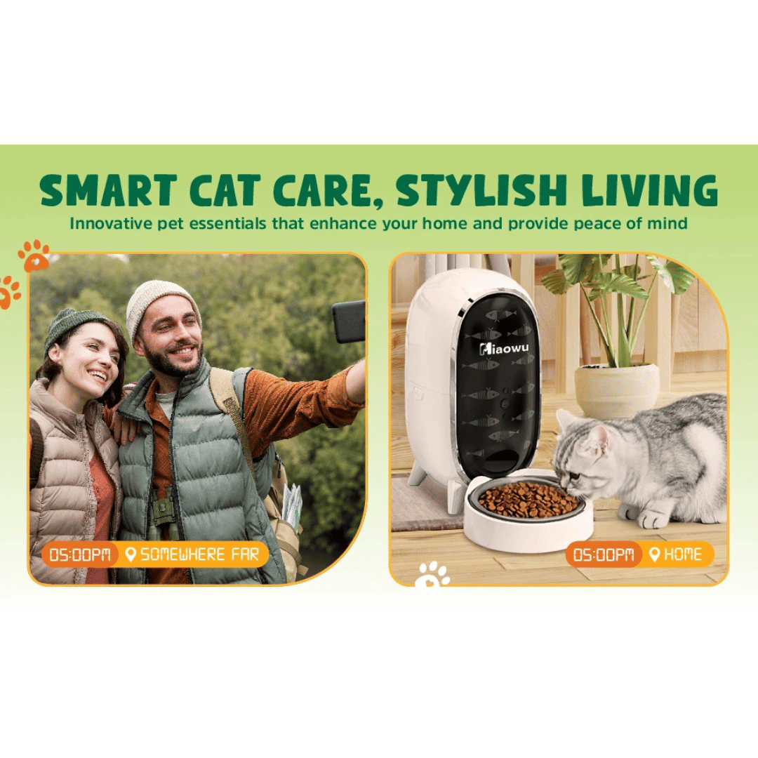Smart Automatic Pet Feeder with WiFi and Mobile App