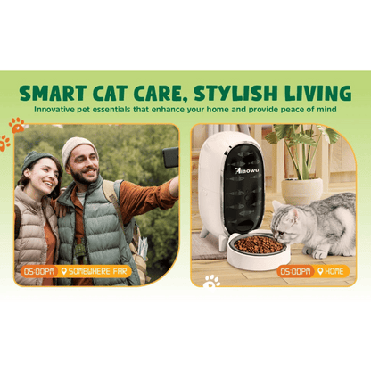 Smart Automatic Pet Feeder with WiFi and Mobile App