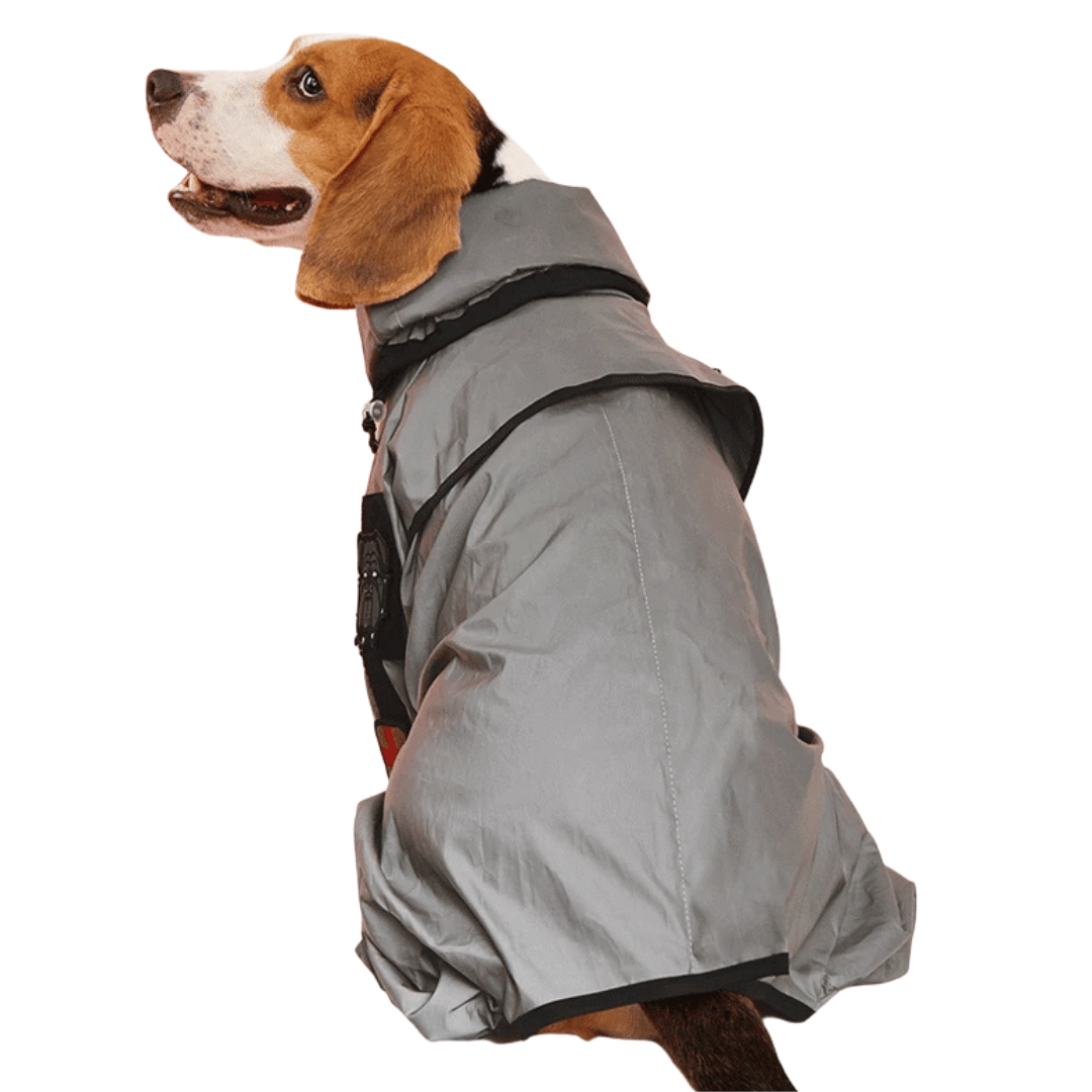 Waterproof Dog Rain Jacket with Adjustable Hood