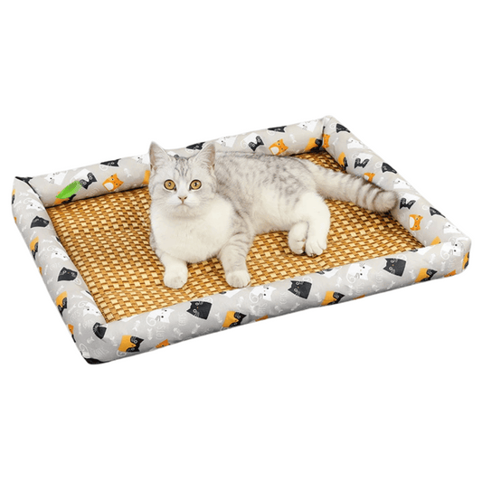 Comfy Wicker Pet Bed for Dogs and Cats - LifyPet