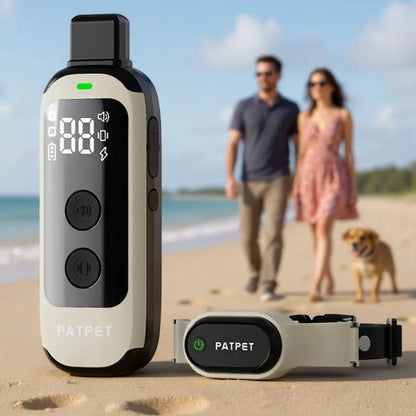 Waterproof Rechargeable Dog Trainer Collar with Remote