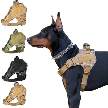 Durable Dog Training Vest with Heavy Duty Harness