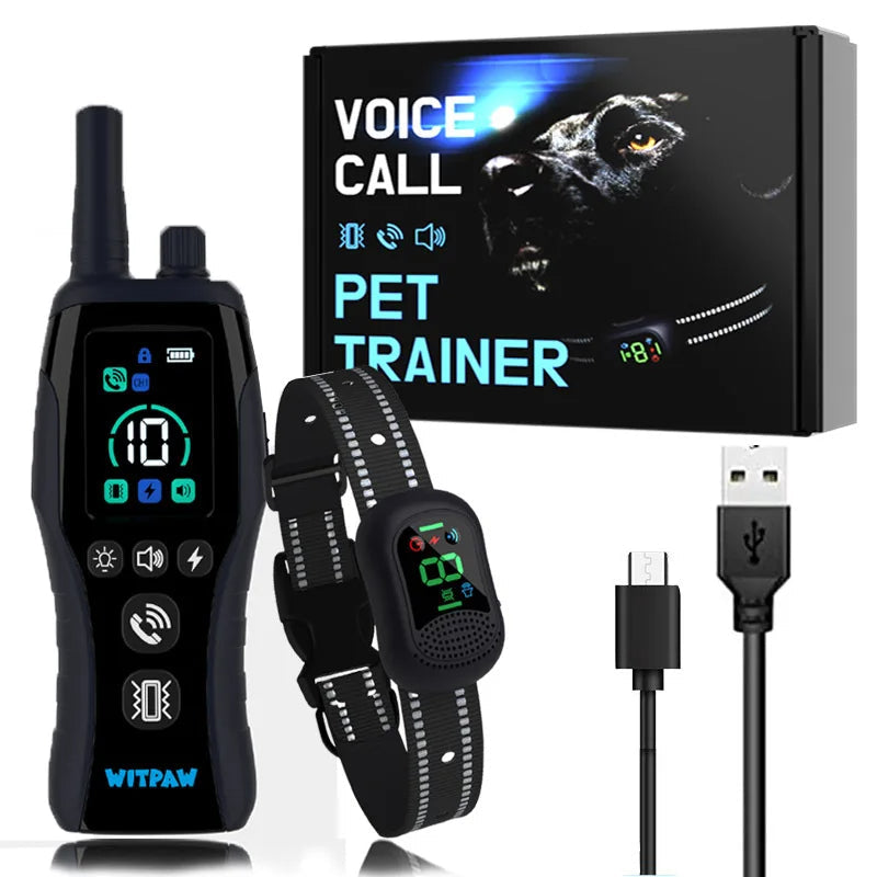 Effective Remote Dog Training Collar with Voice Commands