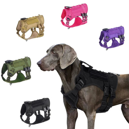 Durable Heavy-Duty Dog Vest with Handle for Large Breeds