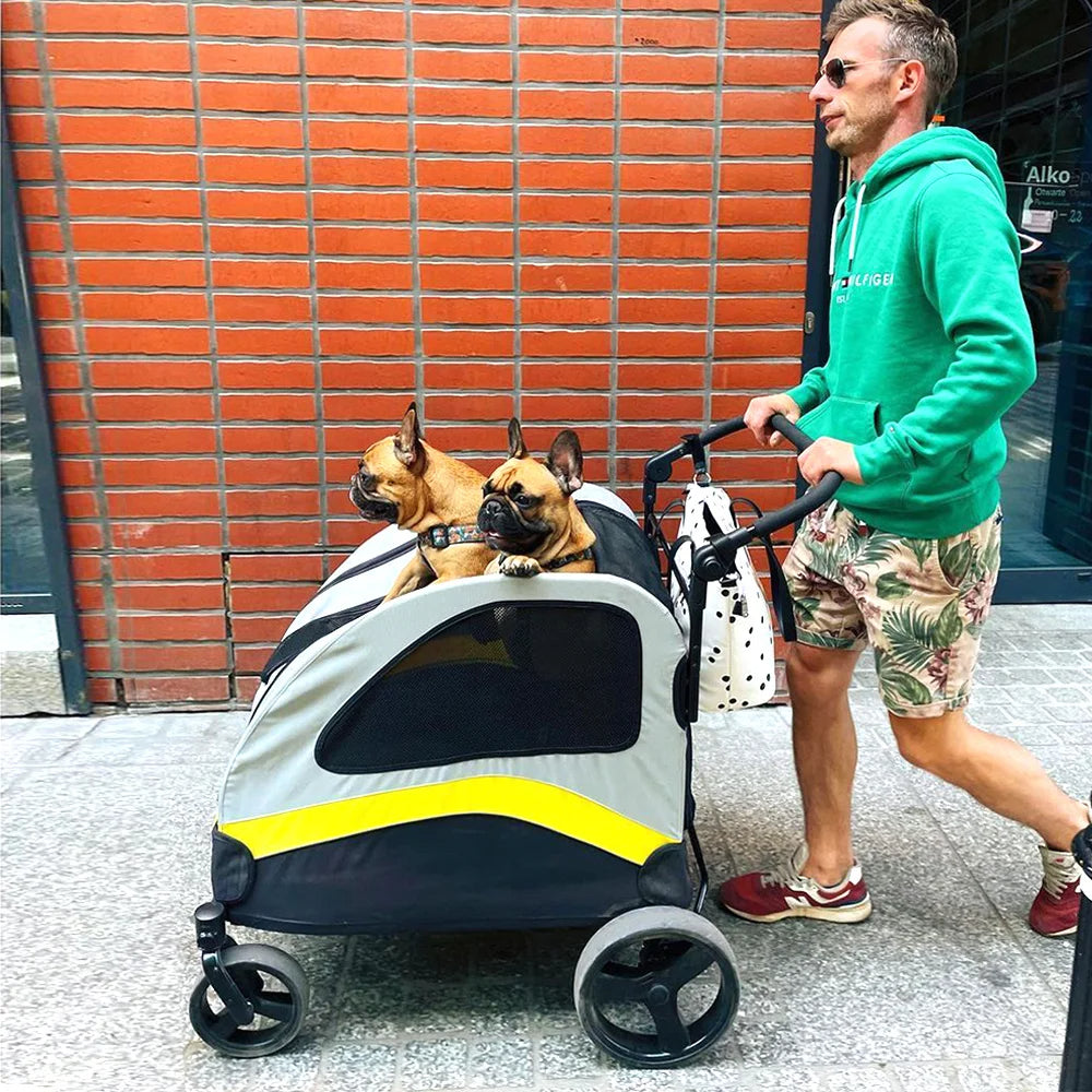 Folding Pet Stroller for Big and Small Dogs
