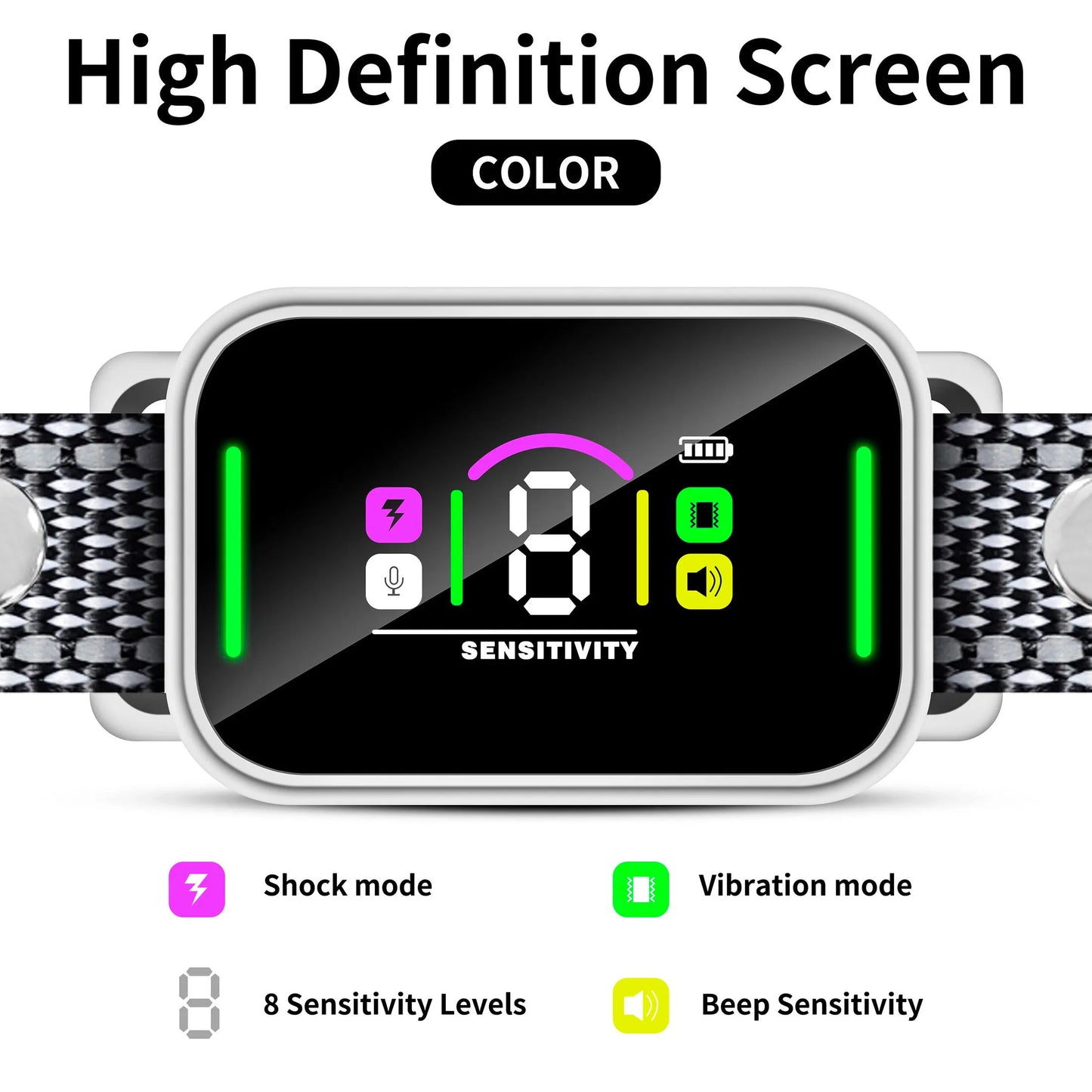 Effective Anti Bark Dog Collar with Sound Vibration Control