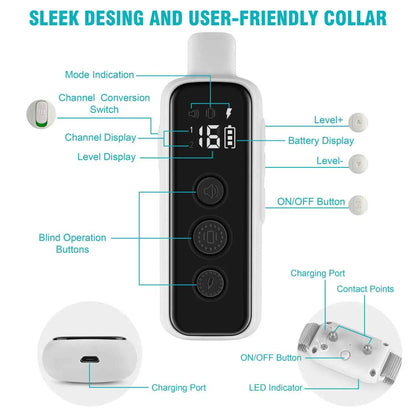 Long Range Dog Training Collar with Remote Control