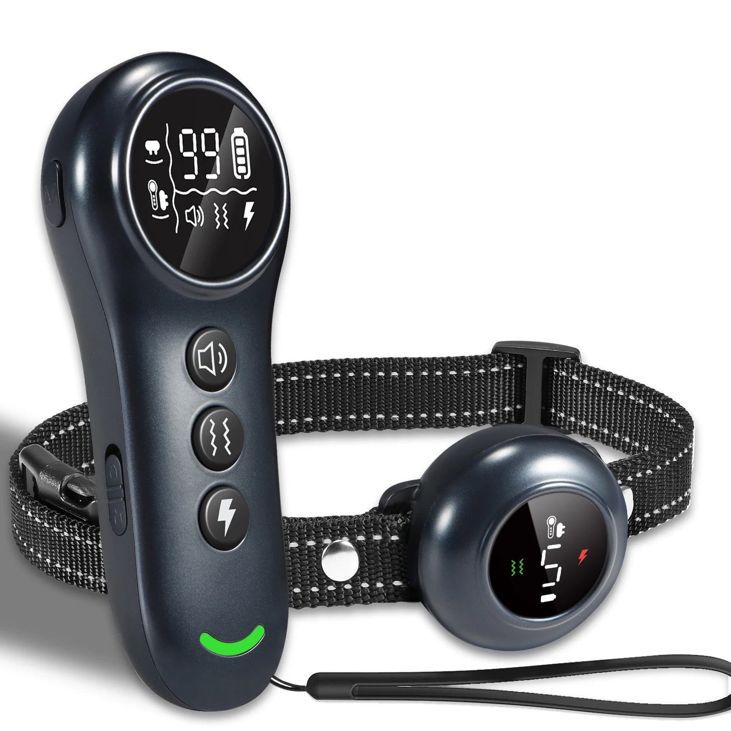 Rechargeable 2-in-1 Dog Training Collar & Anti Bark Device
