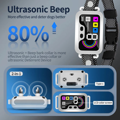 Effective No Bark Dog Collar with Auto Sensor