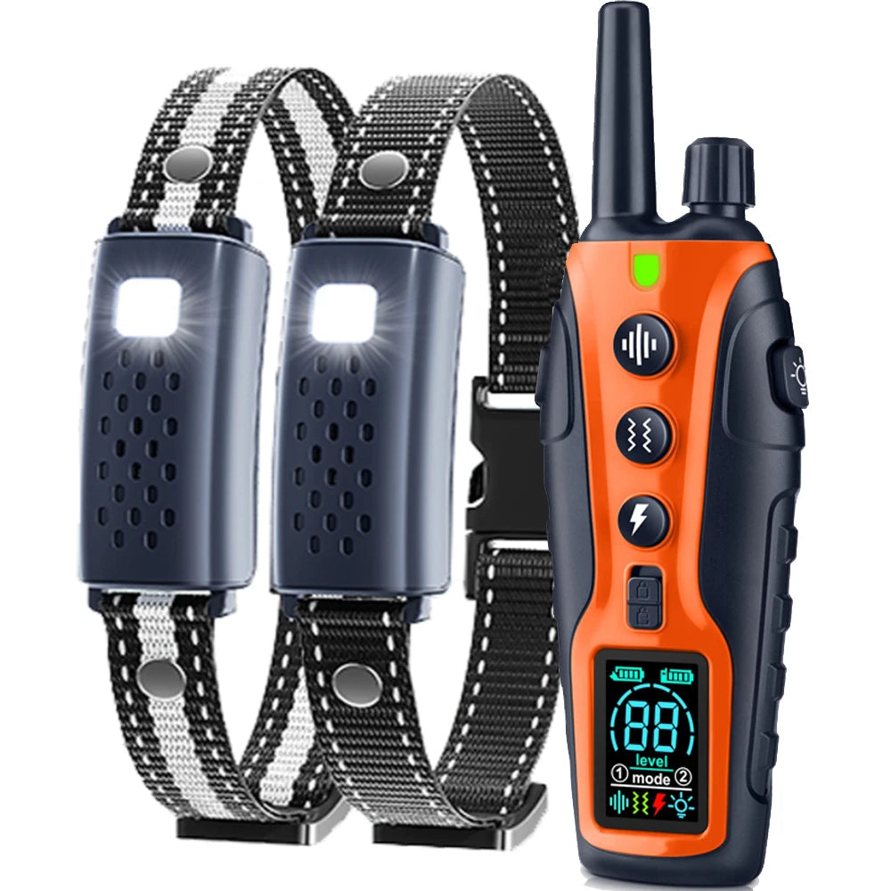 Long Range Waterproof Dog Training Collar & Remote