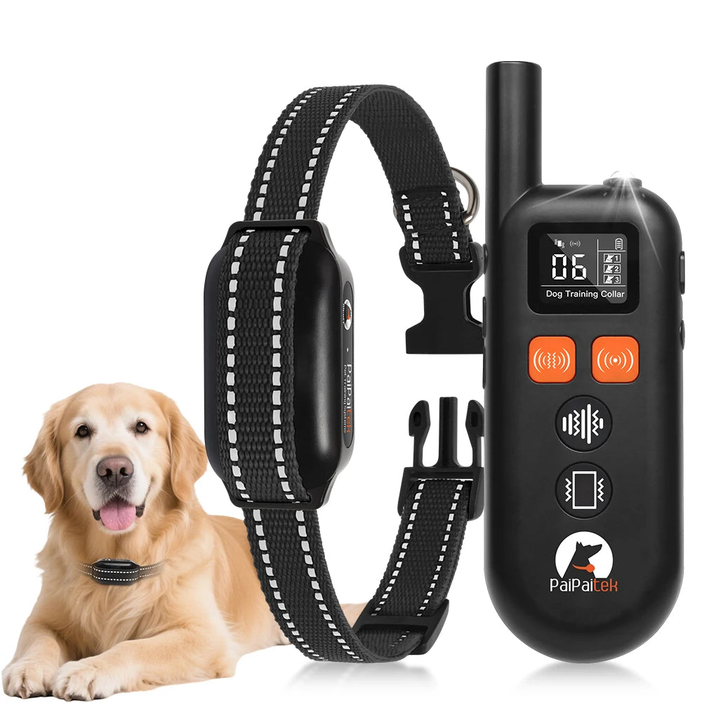 Gentle Dog Training Collar with Remote Vibrate Alert