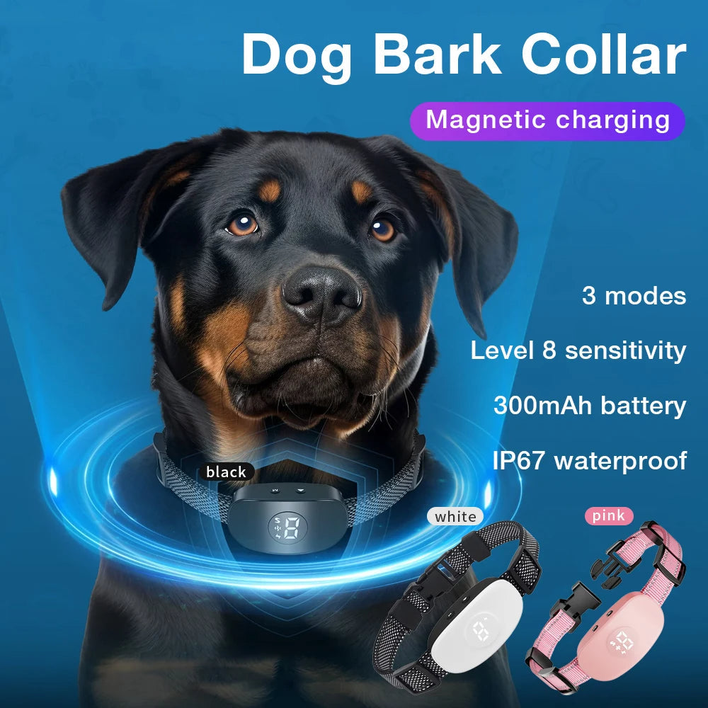 Humane No Bark Dog Collar with Vibration Mode