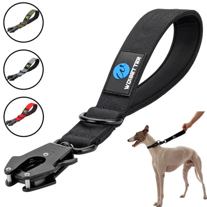 Strong Tactical Fast Clip Short Leash for Big Dogs