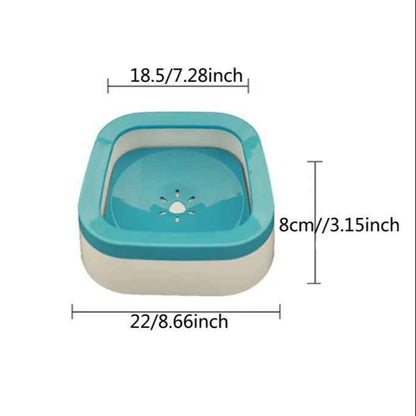 Spill Proof Water Bowl for Dogs and Cats 1L