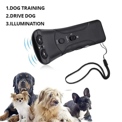 Effective Pet Bark Stopper with Flashlight