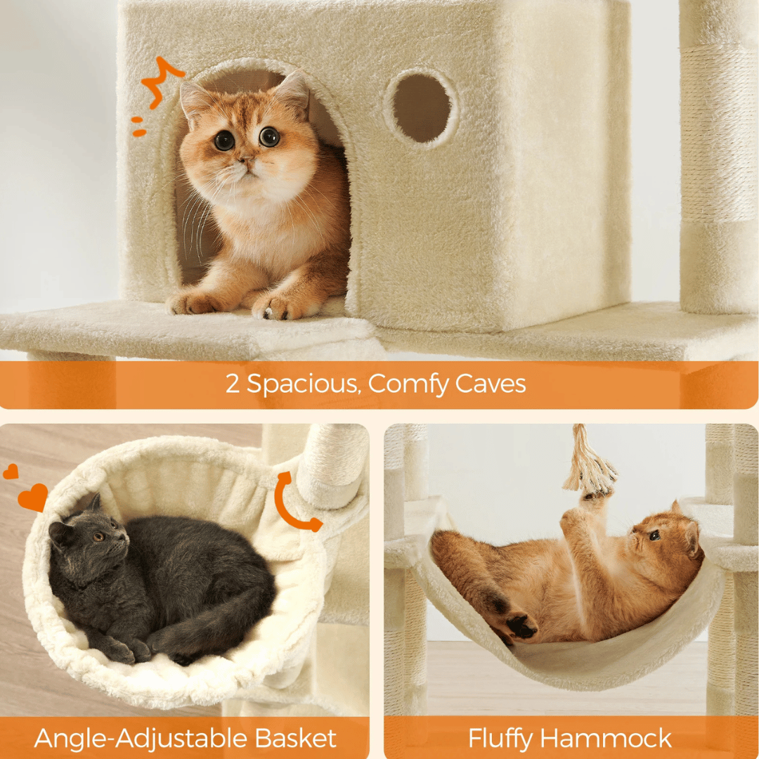Large Cat Tower Playground For Cats To Climb