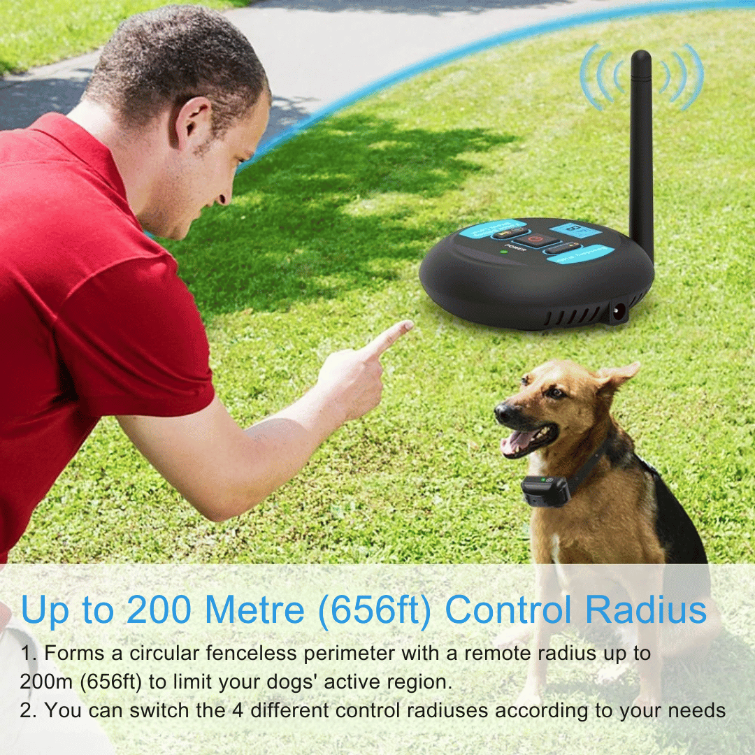 Long Range Wireless Pet Containment Training Collar