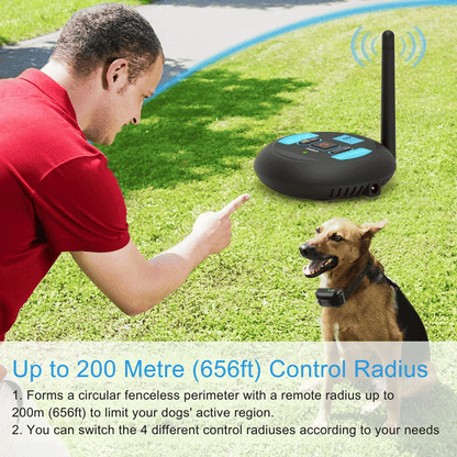 Long Range Wireless Pet Containment Training Collar
