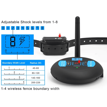 Long Range Wireless Pet Containment Training Collar