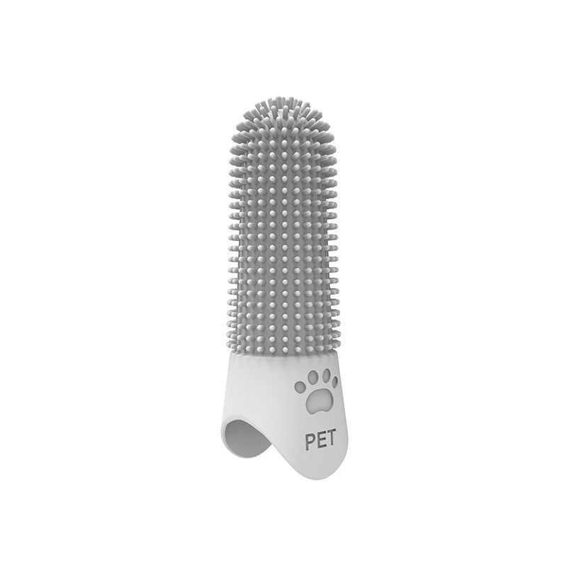 Soft Silicone 360° Finger Toothbrush for Dogs