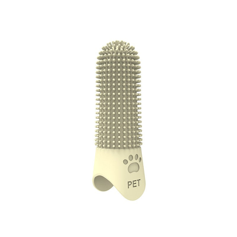 Soft Silicone 360° Finger Toothbrush for Dogs