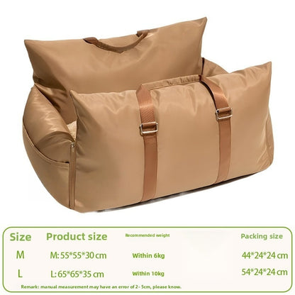 NestRide Waterproof Dog Car Seat Bed