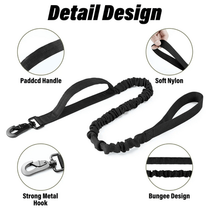 Durable Outdoor Pet AirTag Collar & Leash Set