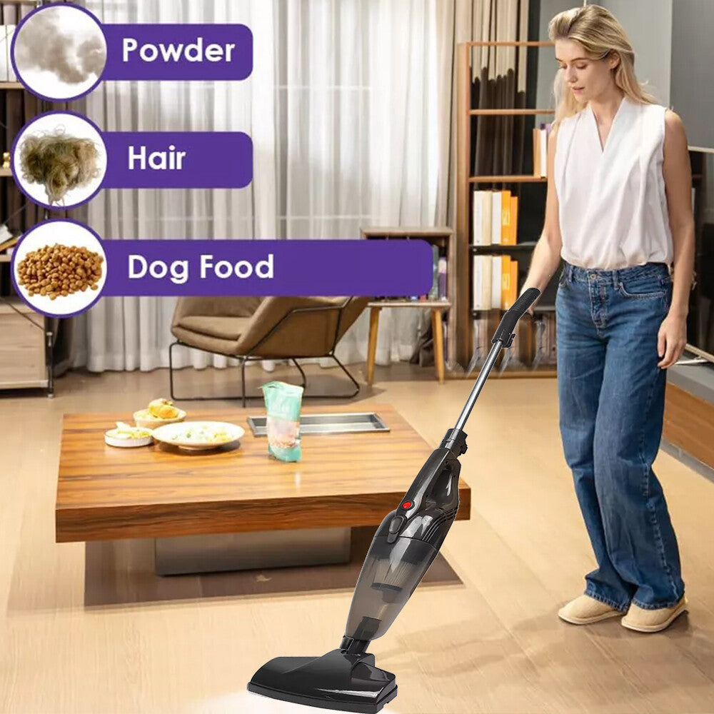 2-in-1 Stick Handheld Vacuum Vacuum Cleaner For Carpet Floor Pet Hair 15000pa