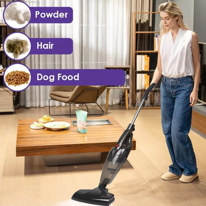 2-in-1 Stick Handheld Vacuum Vacuum Cleaner For Carpet Floor Pet Hair 15000pa