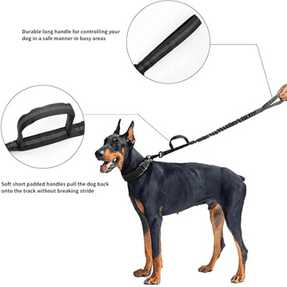 Strong Tactical Dog Collar and Leash Set for Big Dogs
