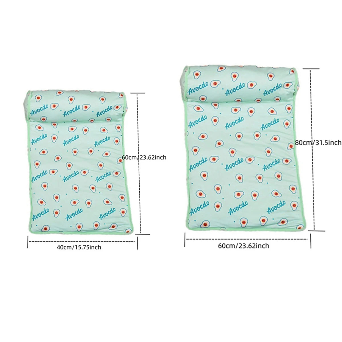 Comfy Pet Cooling Pad with Headrest | Breathable Washable