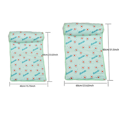 Comfy Pet Cooling Pad with Headrest | Breathable Washable