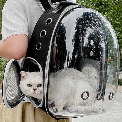 Breathable Pet Carrier Backpack with Clear Window