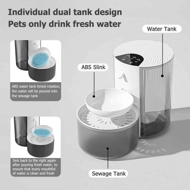 Quiet USB Cat Water Dispenser 3L