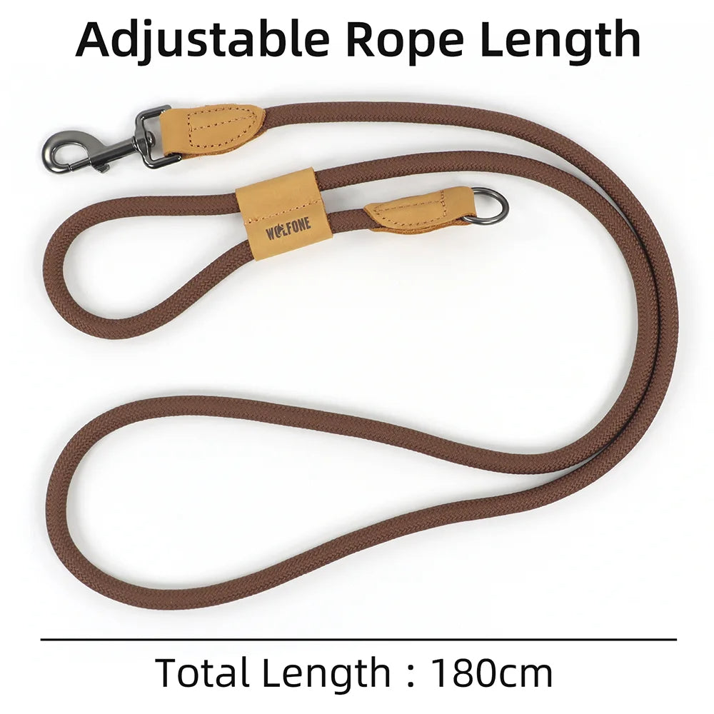 Easy Wear Running Dog Leash with Adjustable Strap