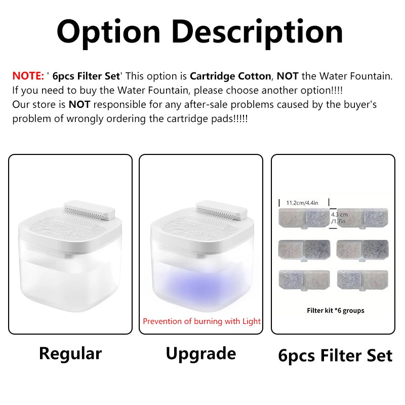 Pet Automatic Water Fountain & Filter