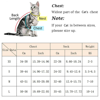 Soft Purrfect Cat Harness Leash Set