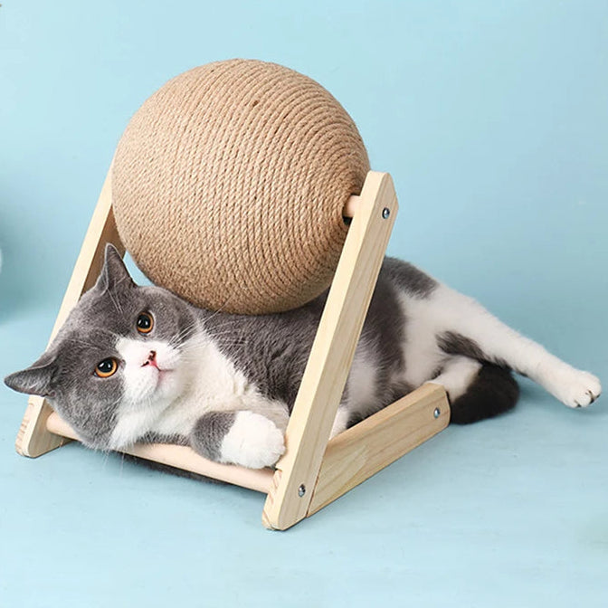 Portable Cat Scratcher Tower Ball