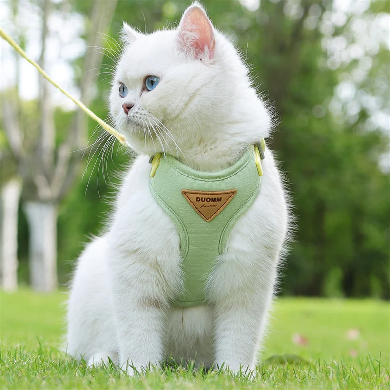 Soft Purrfect Cat Harness Leash Set