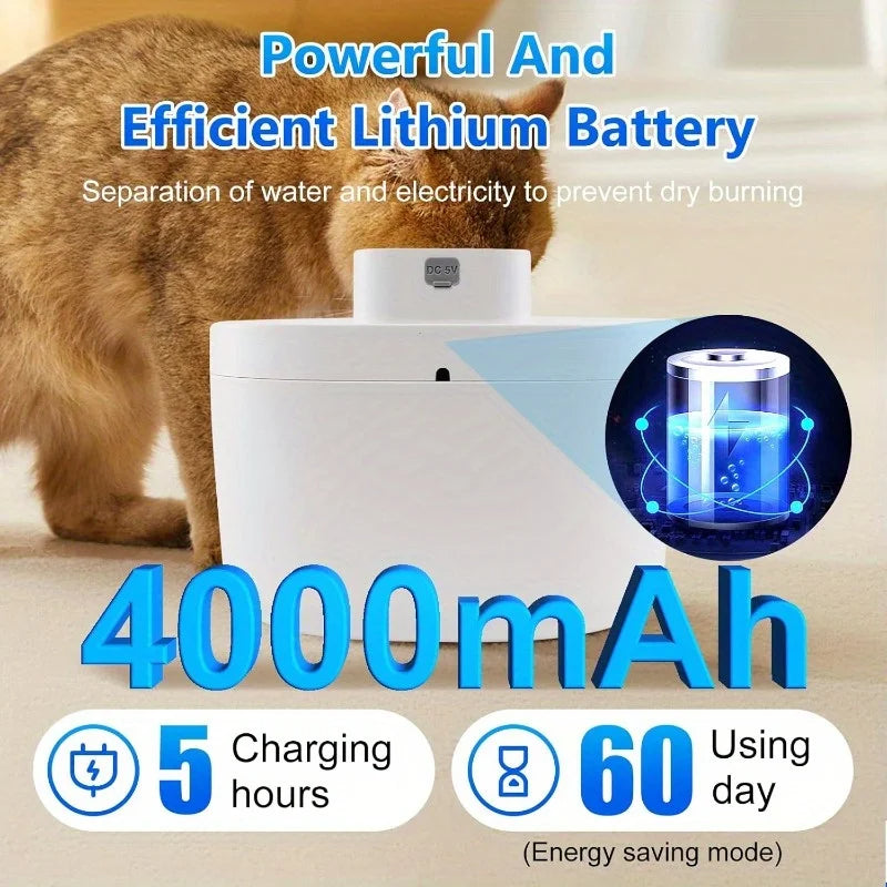 Automatic Refill Pet Water Dispenser for Cats and Dogs