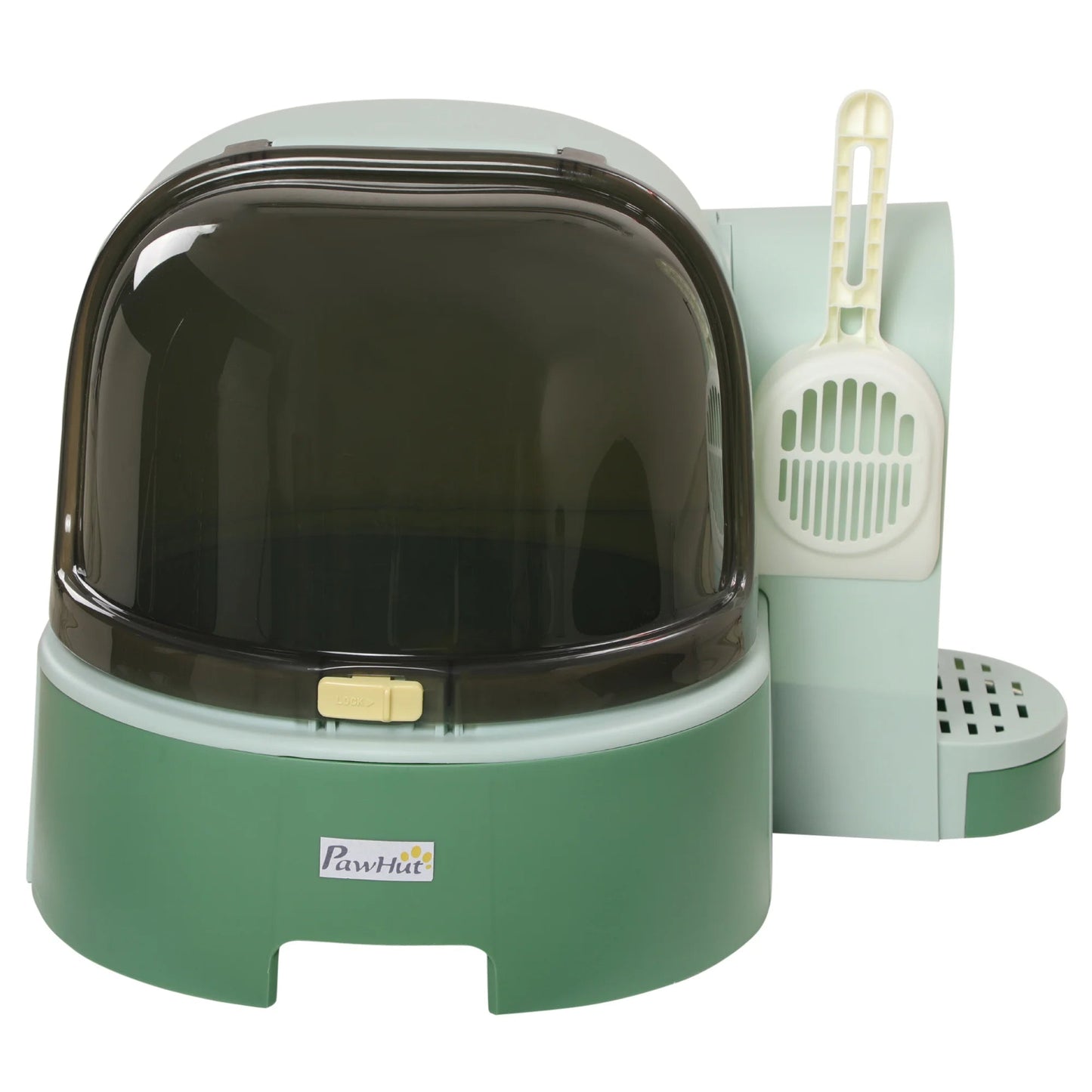 Easy Clean Covered Cat Litter Box with Slide Out Tray