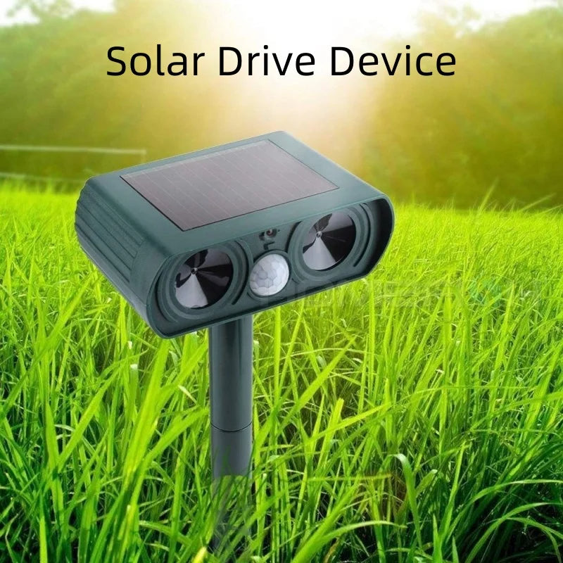 Solar Powered Pest Repeller for Garden and Yard