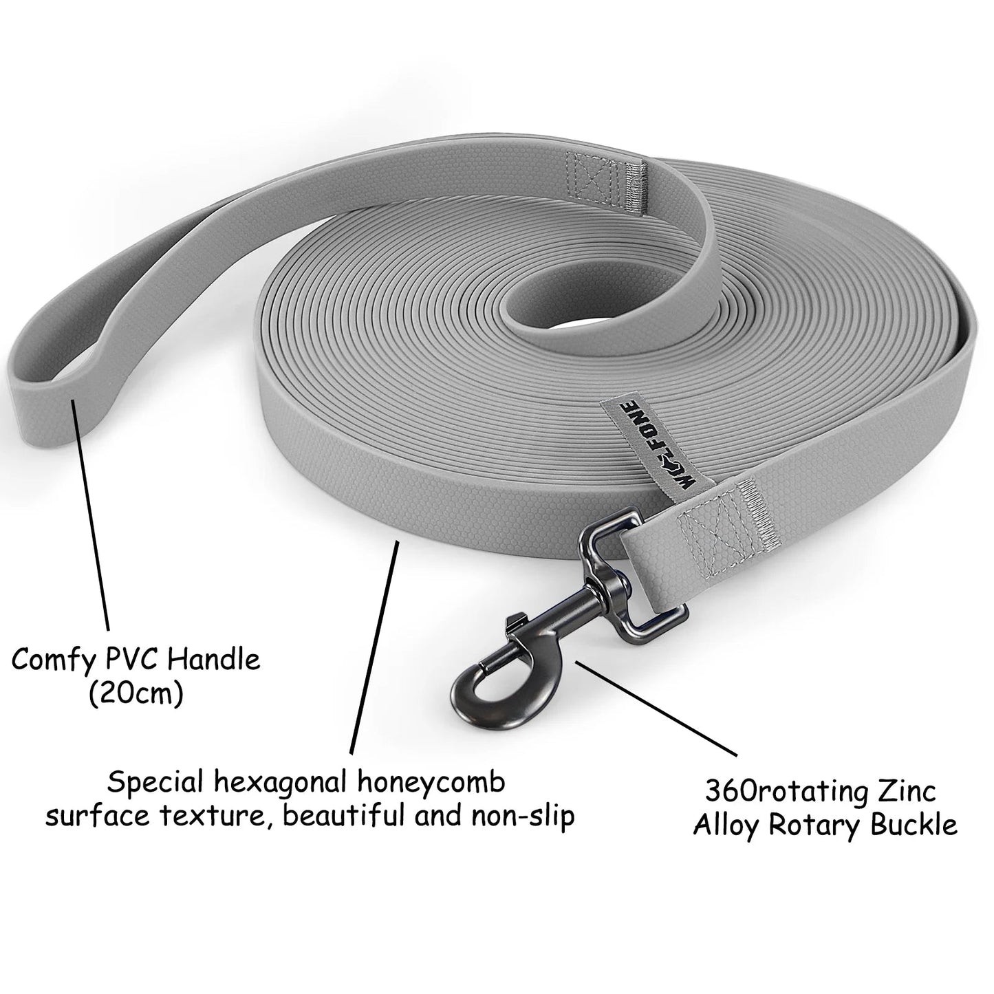 Strong Long Dog Leash with Padded Handle