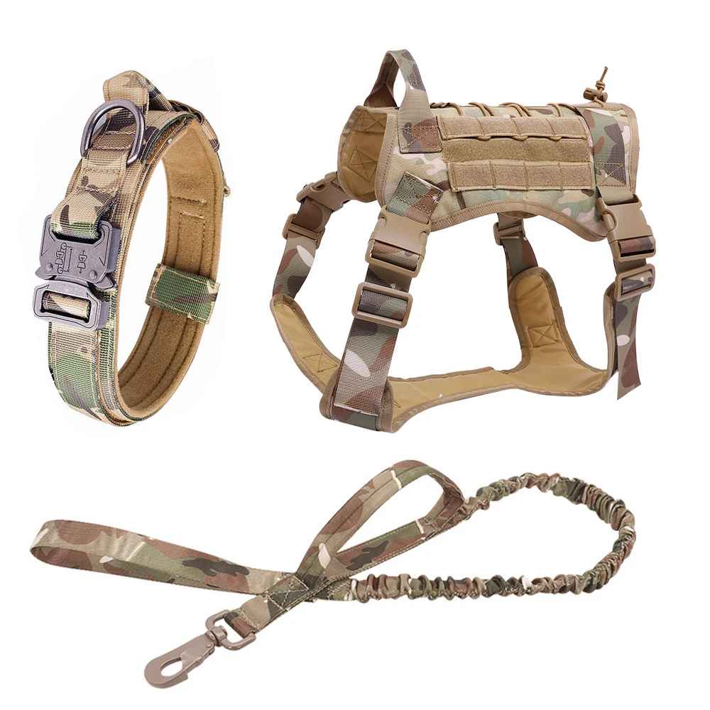 Tough Dog Training Vest with Leash and Pouch Set