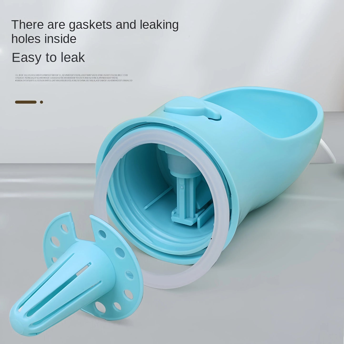 Travel Dog Water Bottle & Food Bowl Container