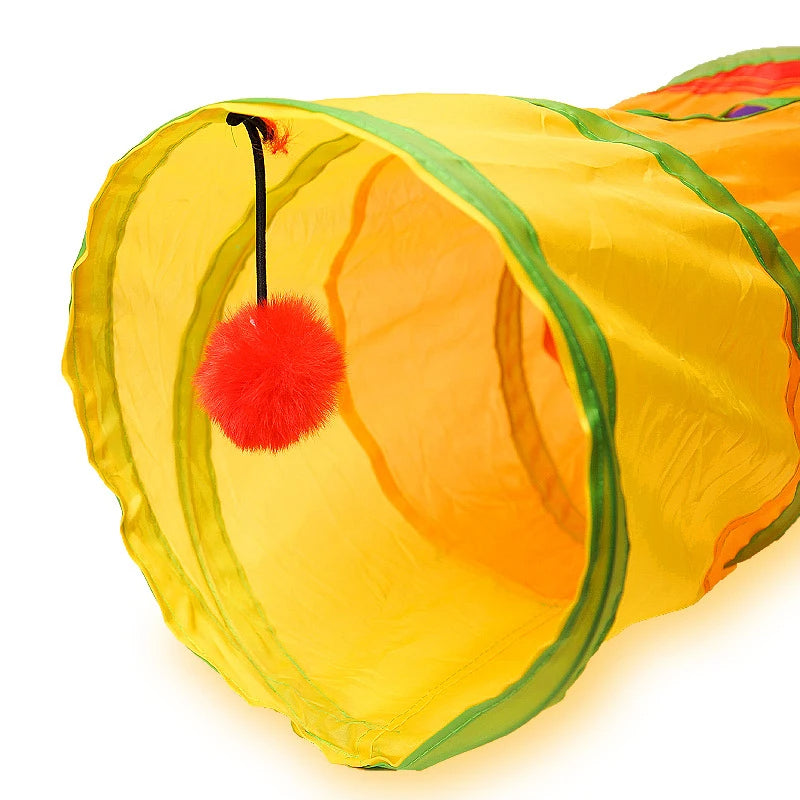 Portable Cat Play Tunnel Collapsible Fun Tube