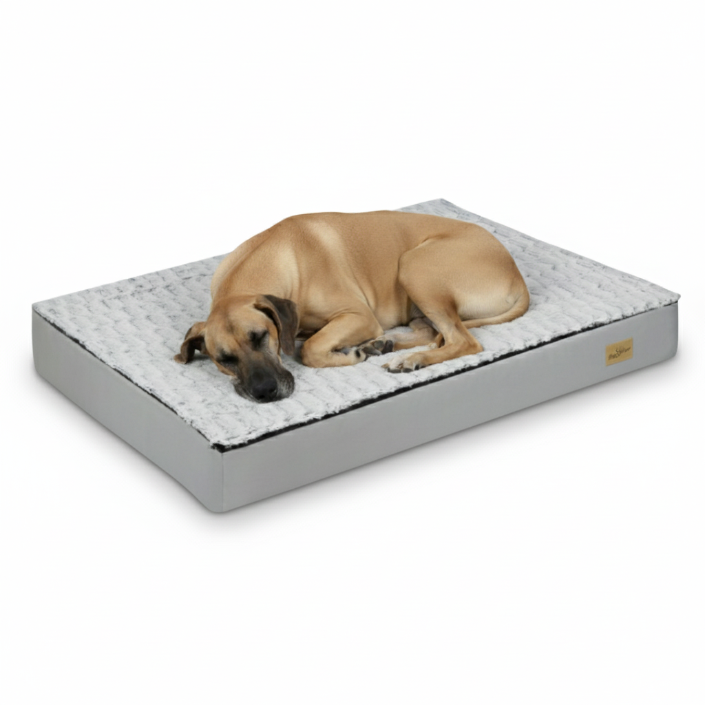 Comfortable Large Dog Bed Mattress with Soft Fleece Top