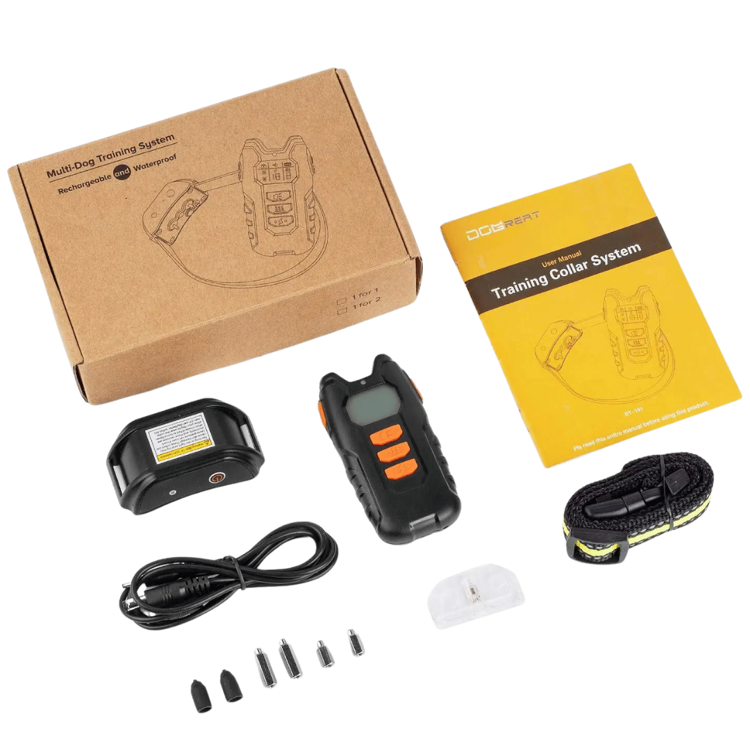 Long Range Waterproof Dog Training Collar with LCD Remote